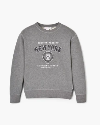Das A.P.C. X Marc Jacobs Herren-Sweatshirt mit Rundhalsausschnitt