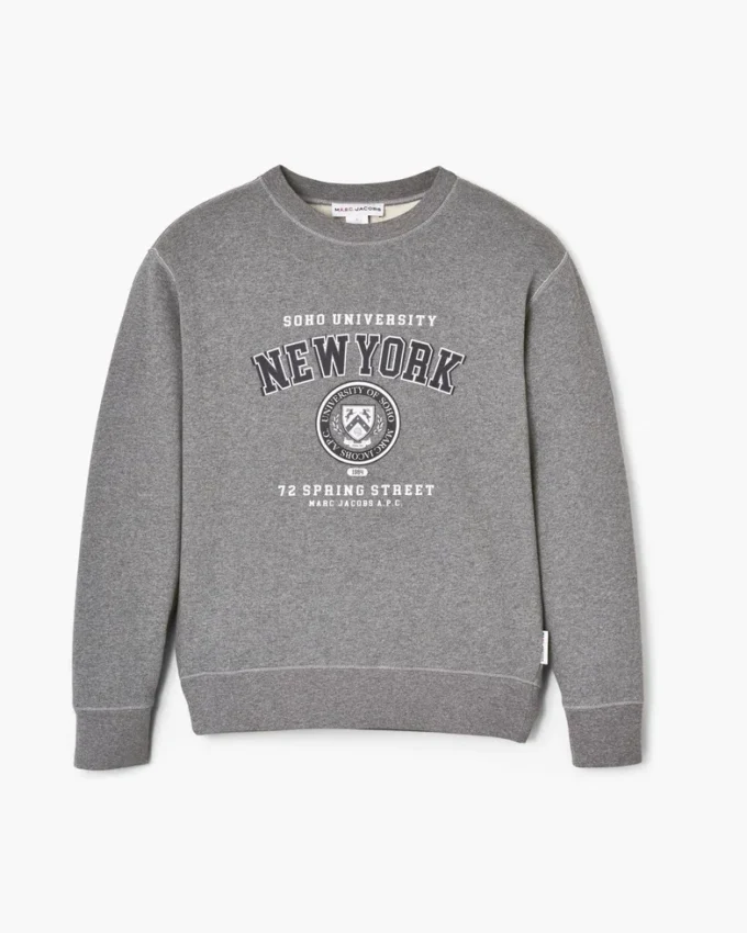 Das A.P.C. X Marc Jacobs Herren-Sweatshirt mit Rundhalsausschnitt