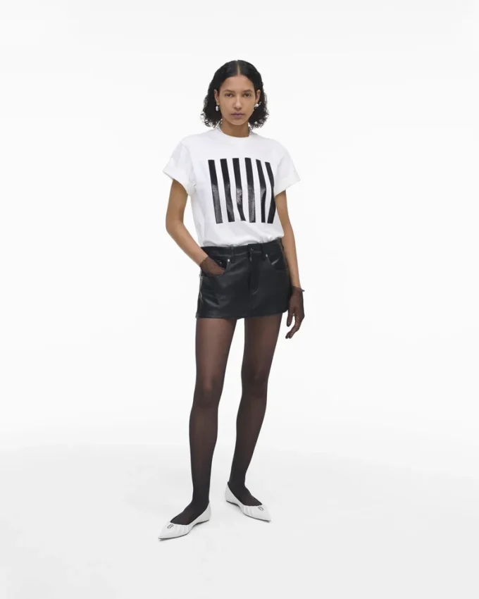 Das gestreifte Box-T-Shirt Das gestreifte Box-T-Shirt
