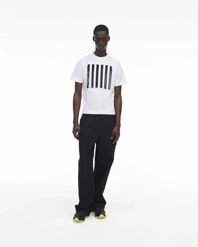 Das gestreifte Box-T-Shirt Das gestreifte Box-T-Shirt