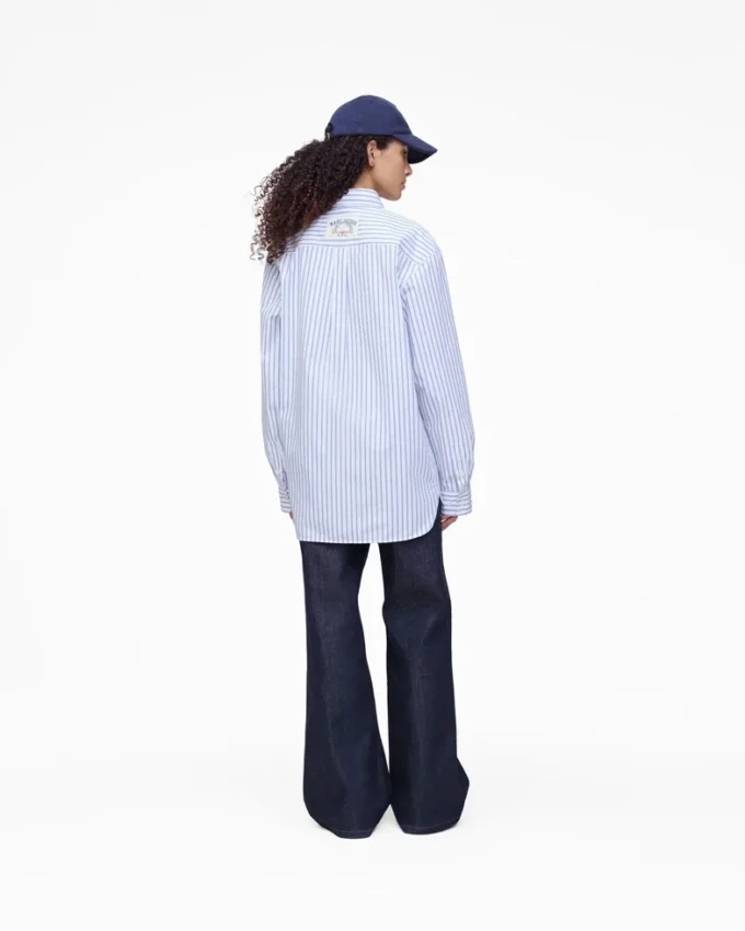 Das gestreifte Hemd von A.P.C. X Marc Jacobs