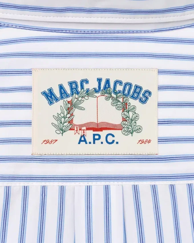 Das gestreifte Hemd von A.P.C. X Marc Jacobs