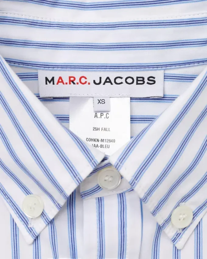 Das gestreifte Hemd von A.P.C. X Marc Jacobs