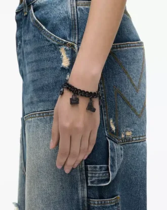 Das Pave Mini Icon Charm-Armband