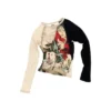 David Rappeneau Mesh-Langarmshirt