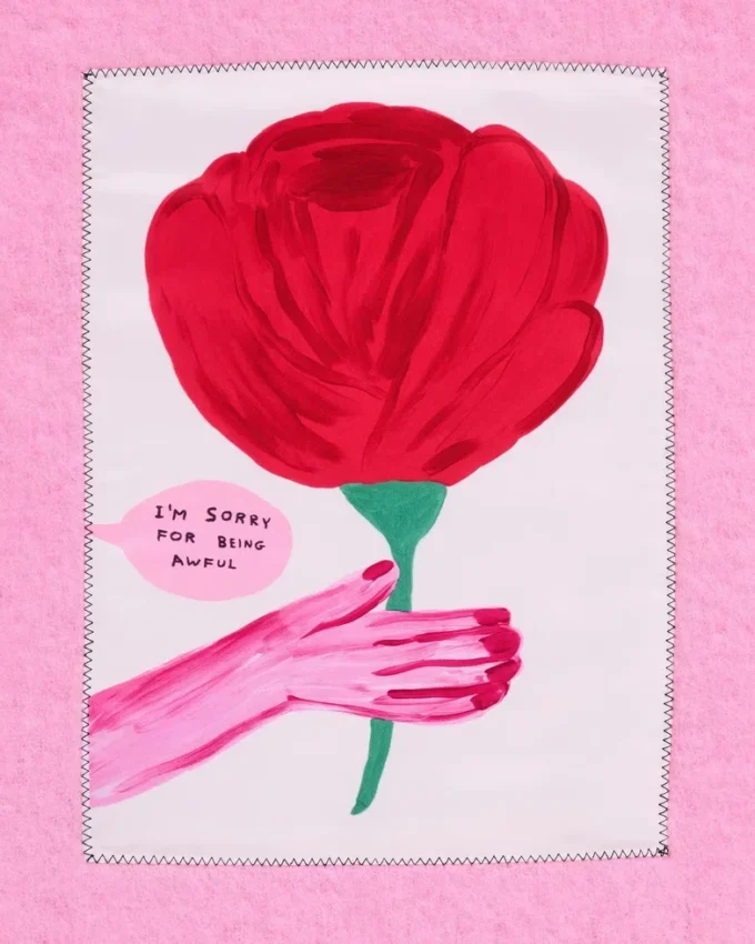 David Shrigley X Marc Jacobs Oh Rose Wollschal David Shrigley X Marc Jacobs Oh Rose Wollschal