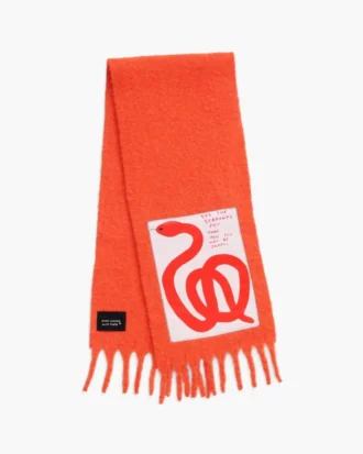 David Shrigley X Marc Jacobs Schlangen-Wollschal