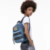 Der Biker Colorblock Denim Medium Rucksack