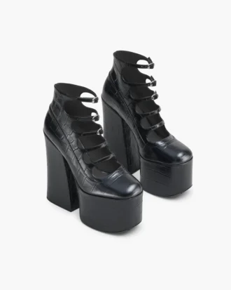 Der Croc Embossed Kiki Ankle Boot