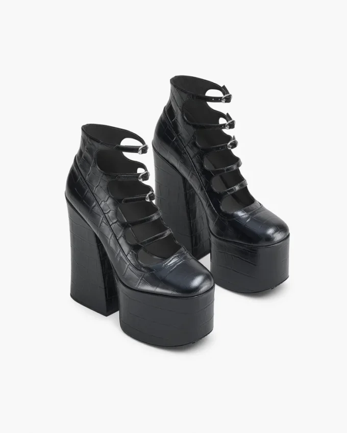Der Croc Embossed Kiki Ankle Boot Der Croc Embossed Kiki Ankle Boot