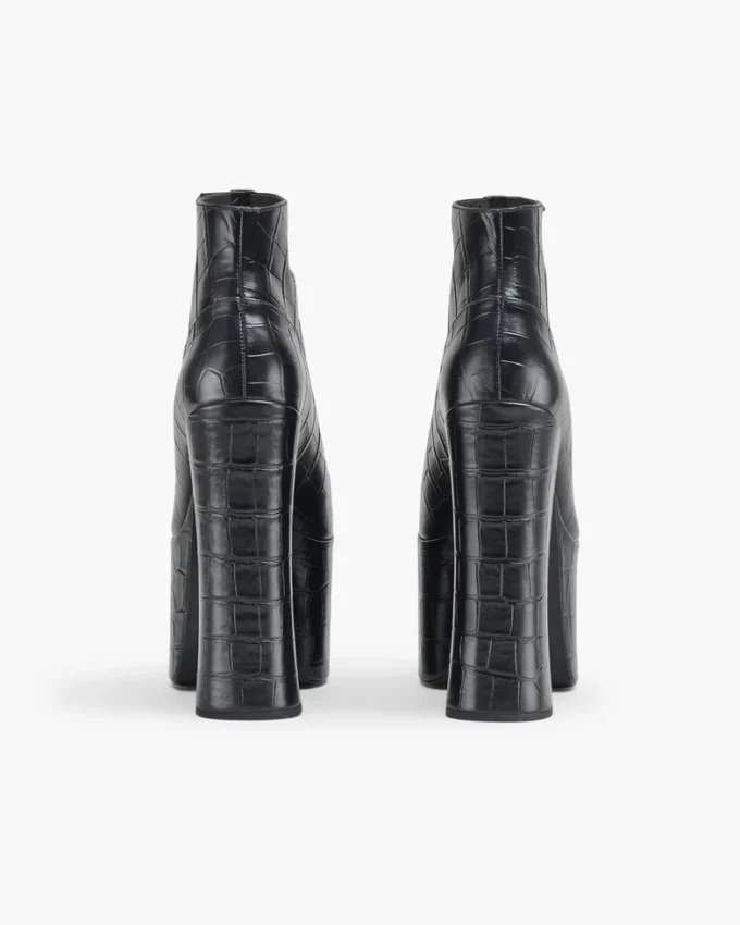 Der Croc Embossed Kiki Ankle Boot Der Croc Embossed Kiki Ankle Boot