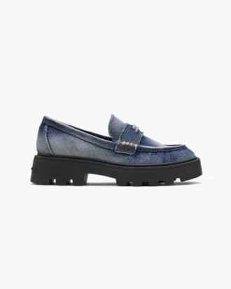 Der Faded Denim Frankie Loafer
