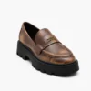 Der Frankie Loafer aus Distressed-Leder Der Frankie Loafer aus Distressed-Leder