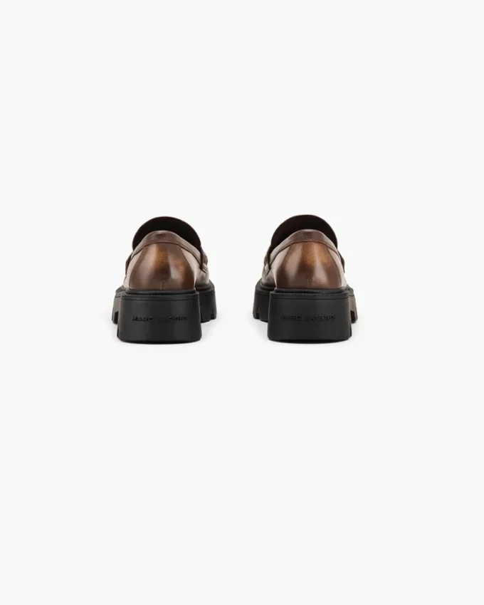 Der Frankie Loafer aus Distressed-Leder Der Frankie Loafer aus Distressed-Leder