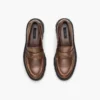 Der Frankie Loafer aus Distressed-Leder Der Frankie Loafer aus Distressed-Leder