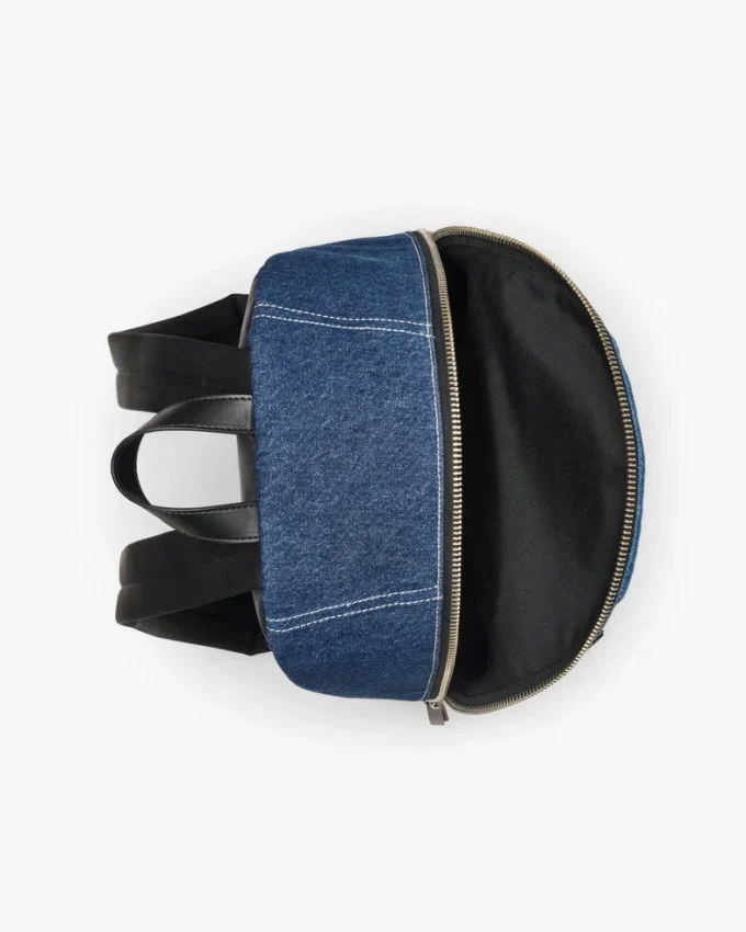 Der große Rucksack „Biker Colorblock Denim”