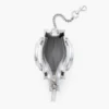 Der Nano-Tote-Charm aus Metallic-Leder Der Nano-Tote-Charm aus Metallic-Leder
