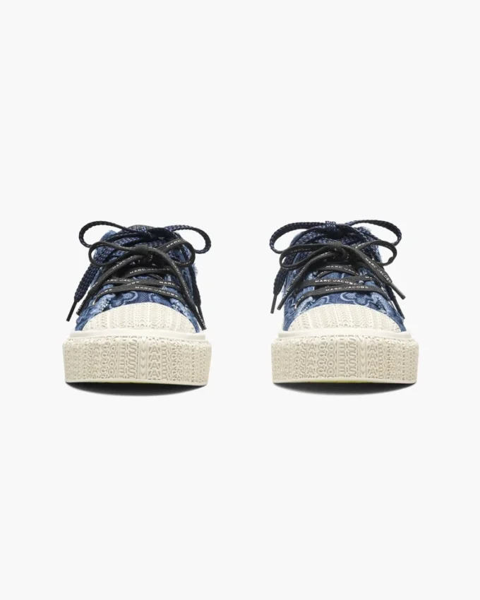 Der Puffy Daisy Denim Sneaker Mule