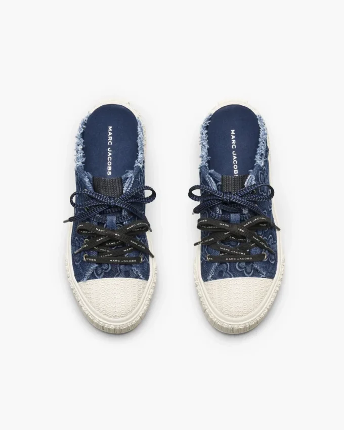 Der Puffy Daisy Denim Sneaker Mule