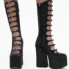 Der Rhinestone Kiki Kniehohe Stiefel Der Rhinestone Kiki Kniehohe Stiefel