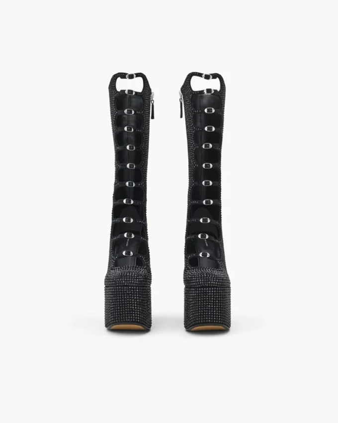 Der Rhinestone Kiki Kniehohe Stiefel Der Rhinestone Kiki Kniehohe Stiefel