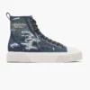 Der Rip And Repair Denim High Top Sneaker Der Rip And Repair Denim High Top Sneaker