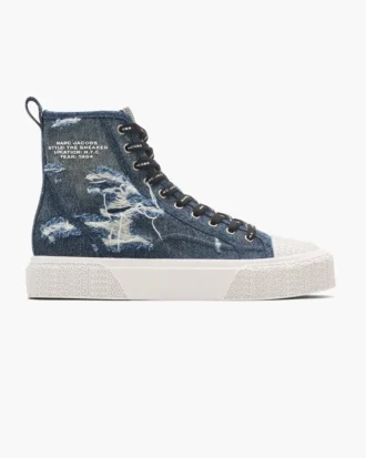 Der Rip And Repair Denim High Top Sneaker