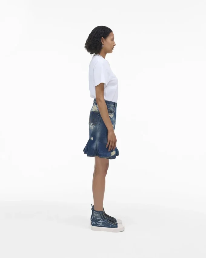 Der Rip And Repair Denim High Top Sneaker Der Rip And Repair Denim High Top Sneaker