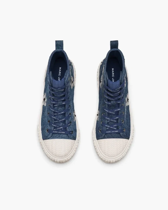 Der Sequin Daisy Denim High Top Sneaker Der Sequin Daisy Denim High Top Sneaker