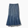 Der Wave-Jeansrock