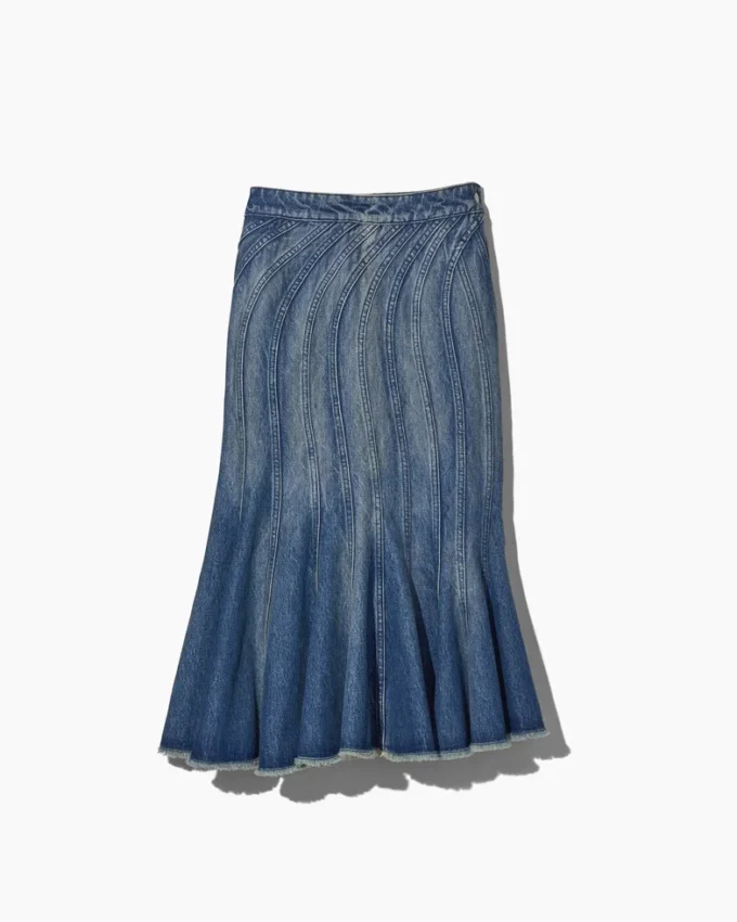 Der Wave-Jeansrock