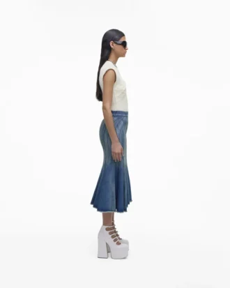Der Wave-Jeansrock