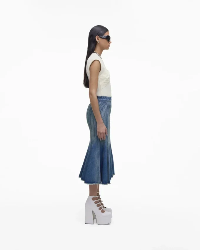 Der Wave-Jeansrock