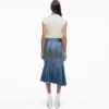 Der Wave-Jeansrock
