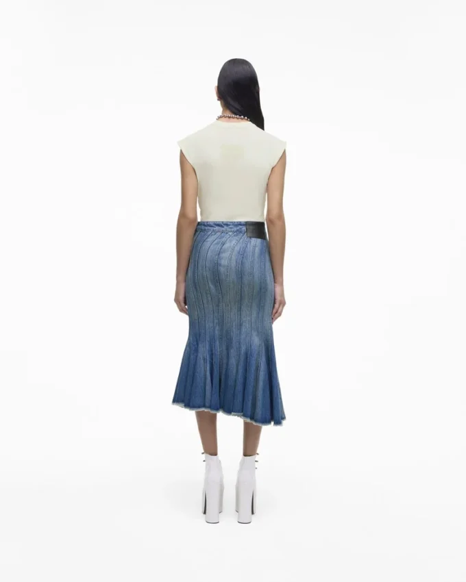 Der Wave-Jeansrock