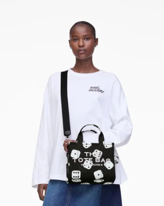 Derrick Adams X Marc Jacobs Kleine Tote Bag aus Canvas