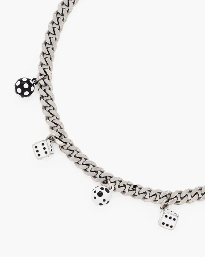 Derrick Adams X Marc Jacobs Würfel-Anhänger-Halskette Derrick Adams X Marc Jacobs Würfel-Anhänger-Halskette