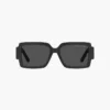 Die auffällige Logo-Sonnenbrille in quadratischer Form Die auffällige Logo-Sonnenbrille in quadratischer Form