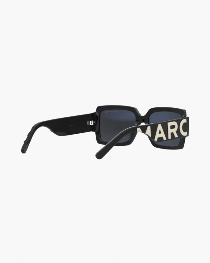 Die auffällige Logo-Sonnenbrille in quadratischer Form Die auffällige Logo-Sonnenbrille in quadratischer Form