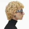 Die auffällige Logo-Sonnenbrille in quadratischer Form Die auffällige Logo-Sonnenbrille in quadratischer Form