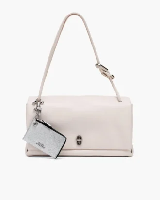 Die beschichtete Glitter Everyday Top Zip Charm Geldbörse