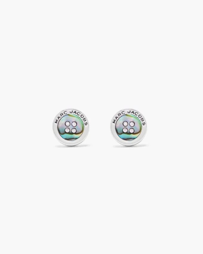 Die Button-Ohrstecker aus Abalone