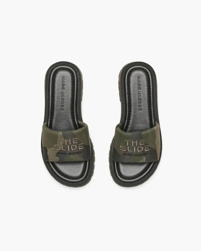Die Camo Jacquard Lug Sole Slide Die Camo Jacquard Lug Sole Slide
