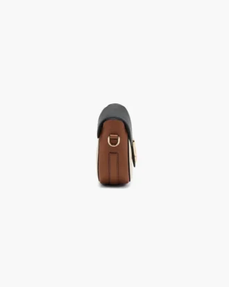 Die Colorblock Pebble Satteltasche