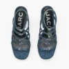 Die dekonstruierte Denim-Kiki-Plateausandale Die dekonstruierte Denim-Kiki-Plateausandale