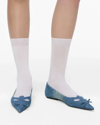 Die Denim Kat Ballerina