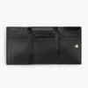 Die dreifach gefaltete Lederbrieftasche Die dreifach gefaltete Lederbrieftasche