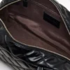 Die gesteppte Leder-Doppeltasche Die gesteppte Leder-Doppeltasche