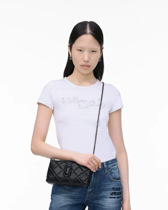 Die gesteppte Snapshot Convertible Schultertasche