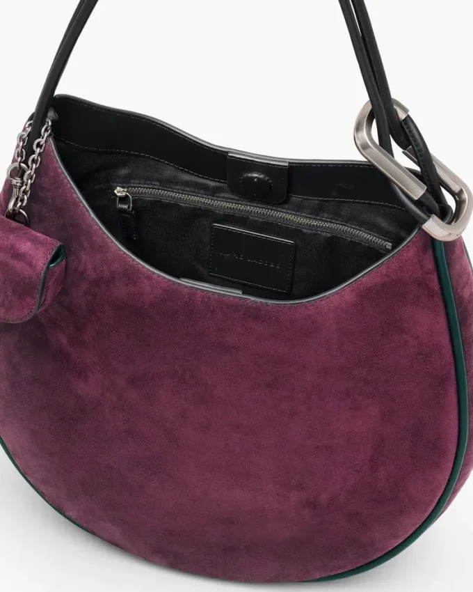 Die große Dual-Hobo-Tasche aus Wildleder Die große Dual-Hobo-Tasche aus Wildleder